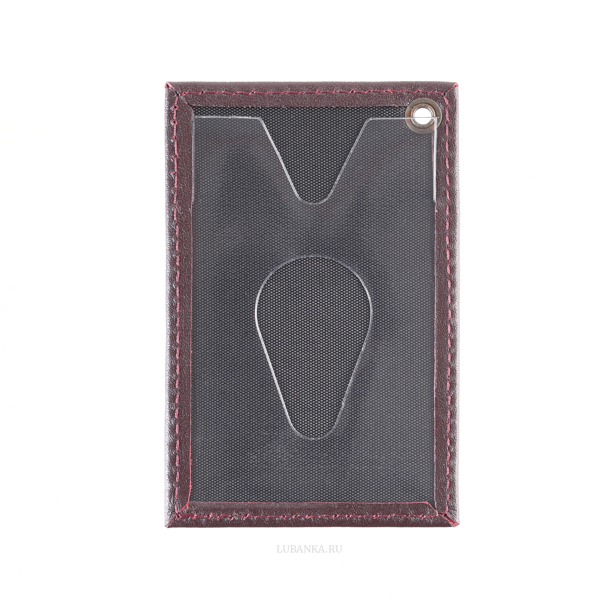 Картхолдер односторонний Прокуратура бордовый