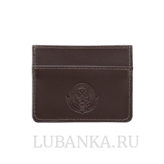 Картхолдер двухсторонний СБП темно коричневый