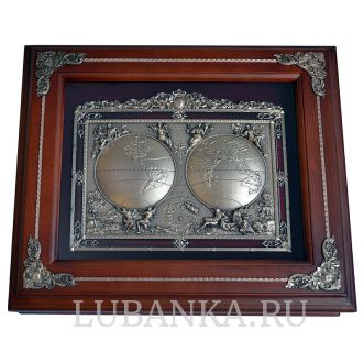 Ключница настенная «Карта Мира»