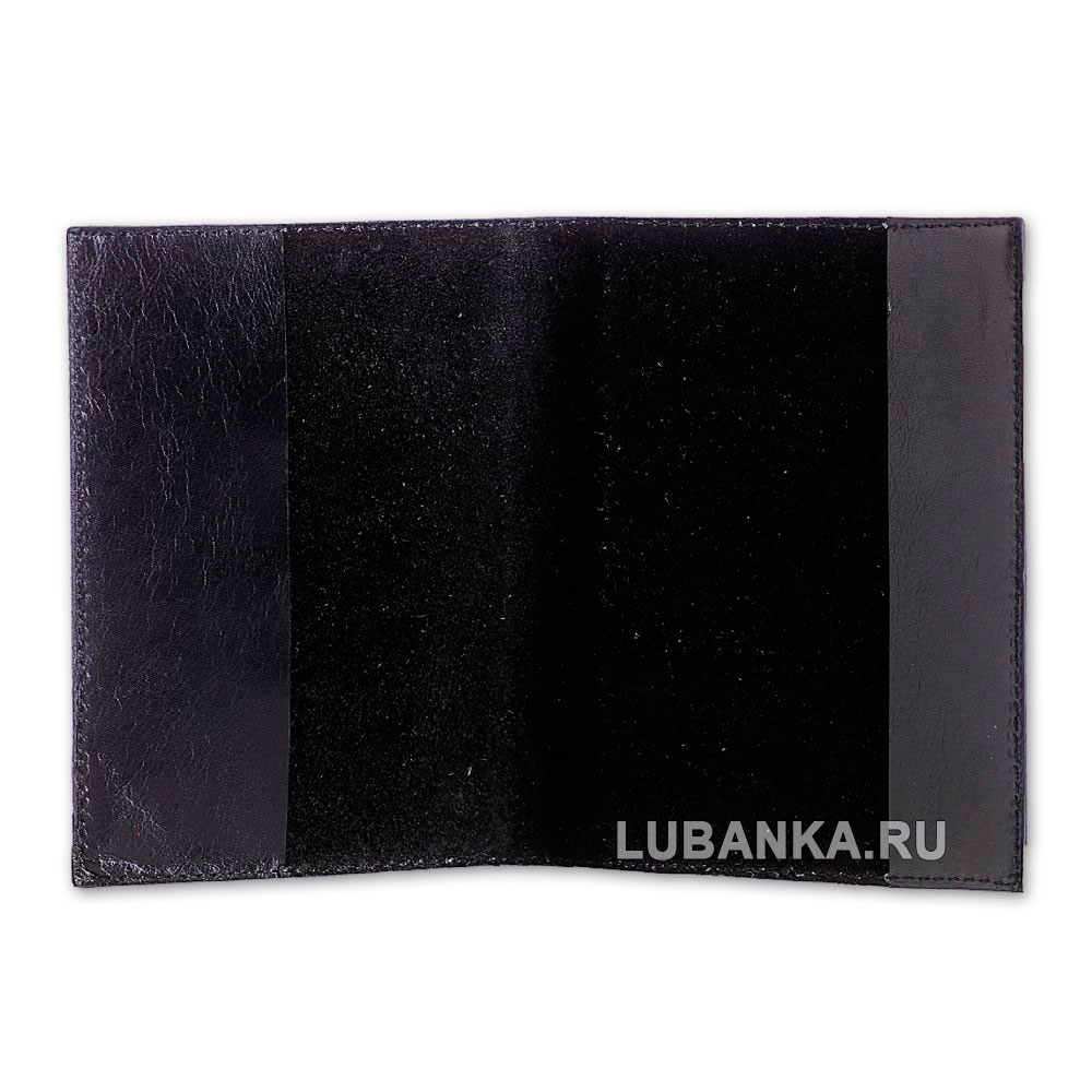 Обложка для паспорта «Воздушно-Десантные войска», чёрная