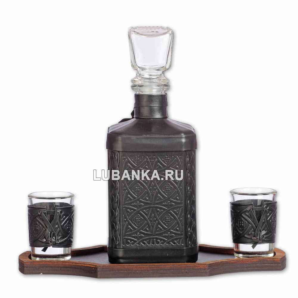Набор для водки «Вневедомственная охрана» чёрный