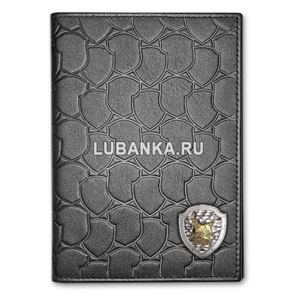 Кожаная обложка для паспорта «Рысь»